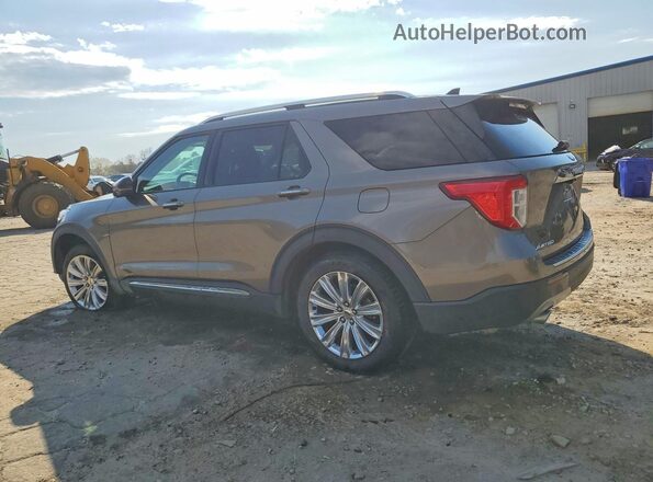 1FMSK7FH2MGA37231 2021 FORD FORD EXPLORER Brown Rear left