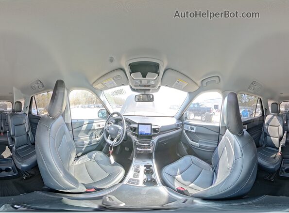 1FMSK7FH2MGA37231 2021 FORD FORD EXPLORER Brown 360 interior view