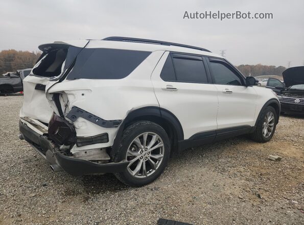 1FMSK7FH4MGA22522 2021 FORD FORD EXPLORER Белый Задняя правая четверть