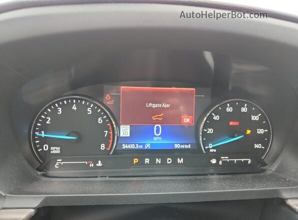 1FMSK7FH4MGA22522 2021 FORD FORD EXPLORER Белый Вид щитка приборов