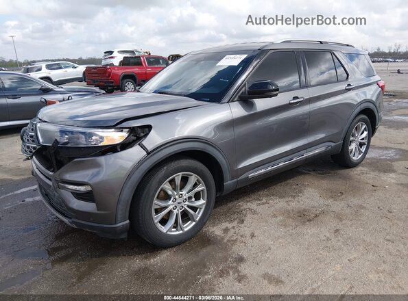 1FMSK7FH4MGA85507 2021 FORD FORD EXPLORER Gray Front left