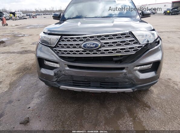 1FMSK7FH4MGA85507 2021 FORD FORD EXPLORER Gray Front view