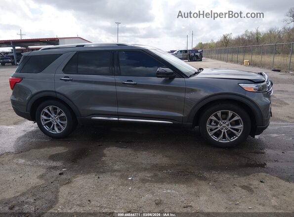 1FMSK7FH4MGA85507 2021 FORD FORD EXPLORER Gray Rear interior view