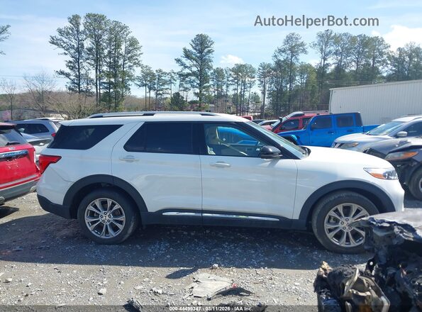 1FMSK7FH4MGB06114 2021 FORD FORD EXPLORER White Widok wnętrza z tyłu