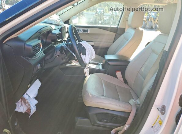 1FMSK7FH7MGC15182 2021 FORD FORD EXPLORER White Front interior view
