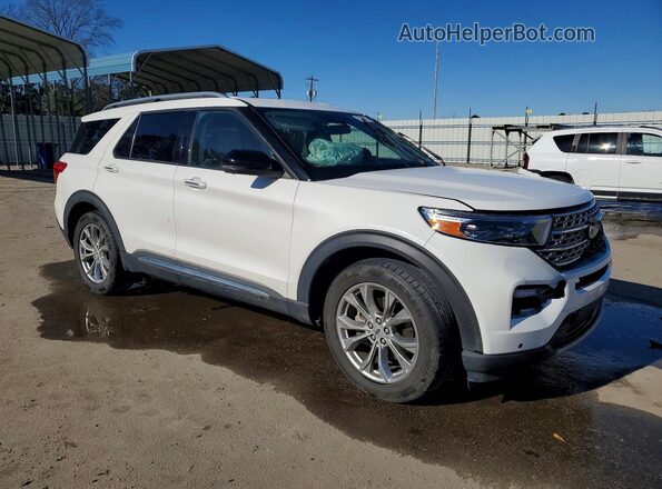 1FMSK7FH7MGC15182 2021 FORD FORD EXPLORER White Front right