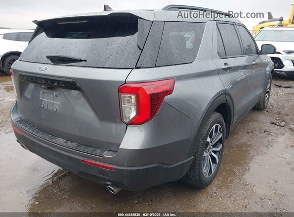 1FMSK7KH2NGA86985 2022 FORD FORD EXPLORER Серый Задняя правая четверть