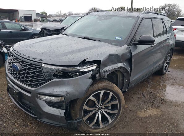 1FMSK7KH2NGA86985 2022 FORD FORD EXPLORER Серый Передняя левая четверть