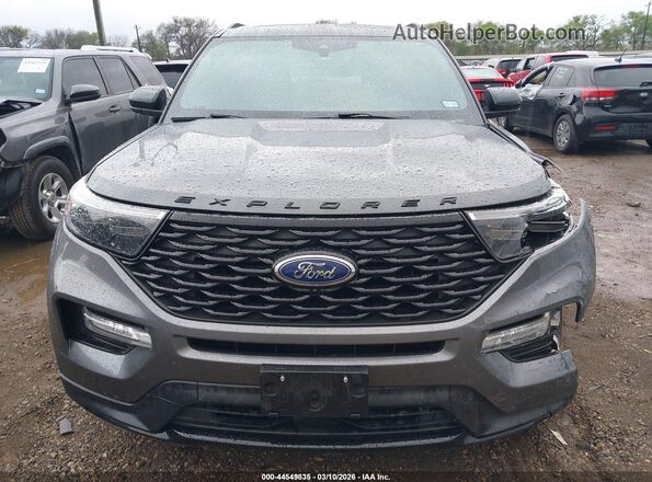 1FMSK7KH2NGA86985 2022 FORD FORD EXPLORER Серый Вид щитка приборов