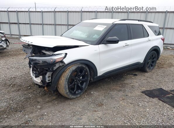 1FMSK7KH2RGA43933 2024 FORD FORD EXPLORER White Vista tres cuartos delantera izquierda