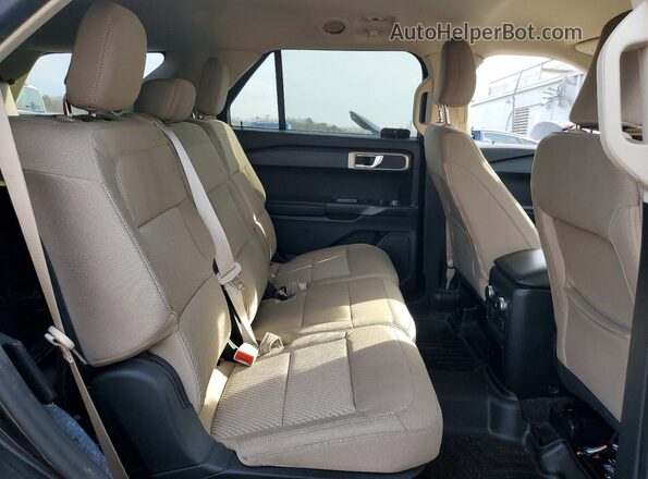 1FMSK8BBXMGA65818 2021 FORD FORD EXPLORER Black Rear interior view