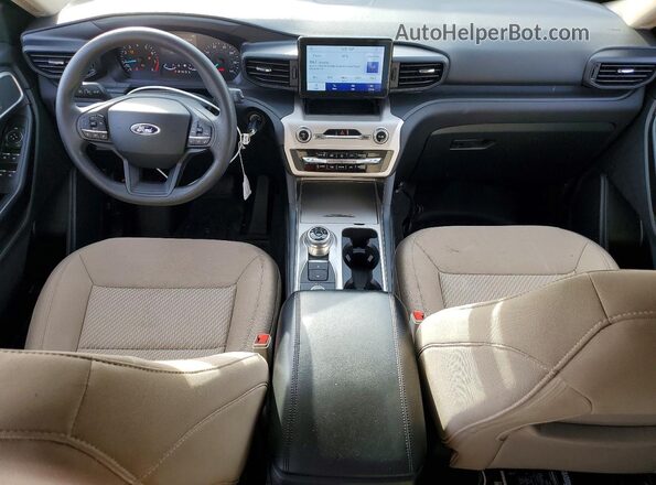 1FMSK8BBXMGA65818 2021 FORD FORD EXPLORER Black Dashboard view