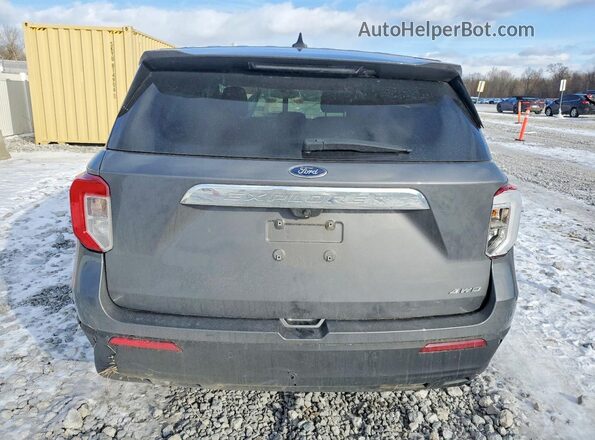 1FMSK8BH5MGA38952 2021 FORD FORD EXPLORER Gray Rear view