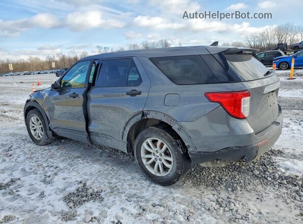 1FMSK8BH5MGA38952 2021 FORD FORD EXPLORER Gray Rear left