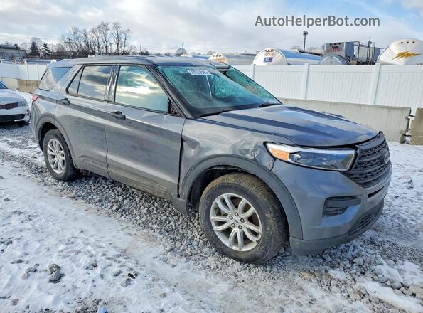 1FMSK8BH5MGA38952 2021 FORD FORD EXPLORER Gray Front right