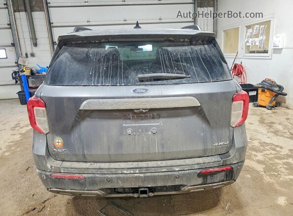 1FMSK8DH0MGC39686 2021 FORD FORD EXPLORER Gray Vista trasera