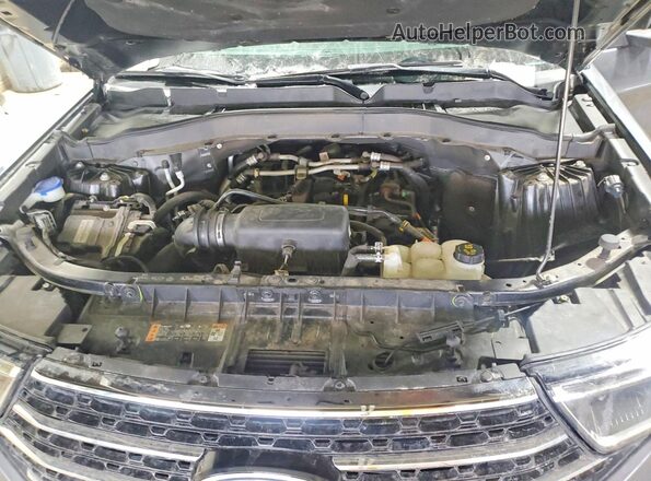 1FMSK8DH0MGC39686 2021 FORD FORD EXPLORER Gray Vista del compartimento del motor