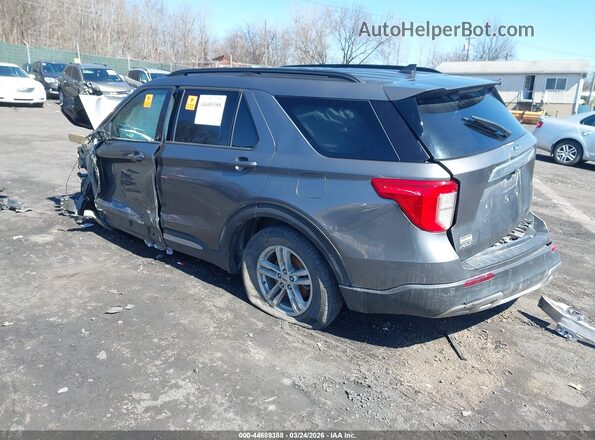 1FMSK8DH2MGB05357 2021 FORD FORD EXPLORER Gray უკანა მარცხენა