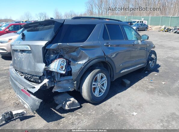 1FMSK8DH2MGB05357 2021 FORD FORD EXPLORER Gray უკანა მარჯვენა