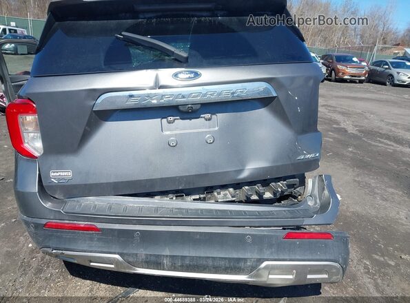 1FMSK8DH2MGB05357 2021 FORD FORD EXPLORER Gray წინა ხედი