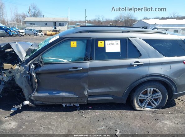 1FMSK8DH2MGB05357 2021 FORD FORD EXPLORER Gray სალონის 360-გრადუსიანი ხედი