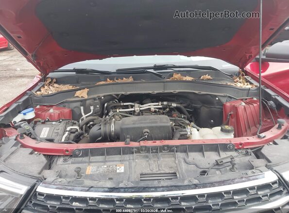 1FMSK8DH2MGB41534 2021 FORD FORD EXPLORER Red უკანა ხედი
