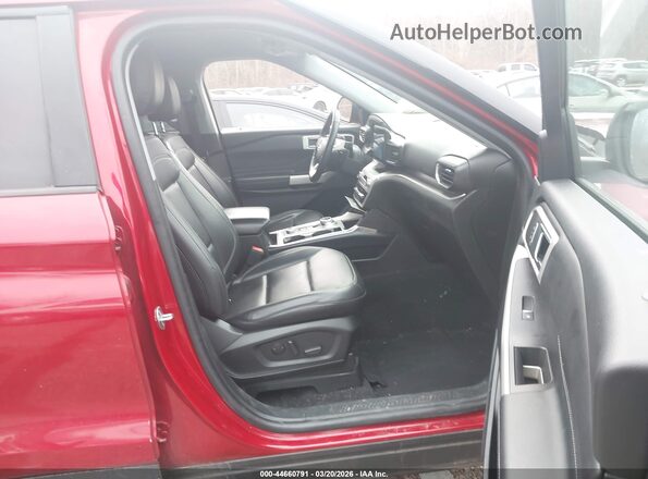 1FMSK8DH2MGB41534 2021 FORD FORD EXPLORER Red წინა სალონის ხედი