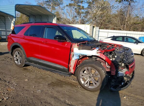 1FMSK8DH3RGA42177 2024 FORD FORD EXPLORER Red Delantero derecho