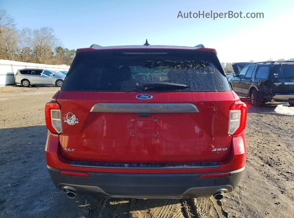 1FMSK8DH3RGA42177 2024 FORD FORD EXPLORER Red Vista trasera