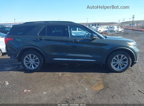 1FMSK8DH3RGA57262 2024 FORD FORD EXPLORER Green Սալոնի հետևի տեսք