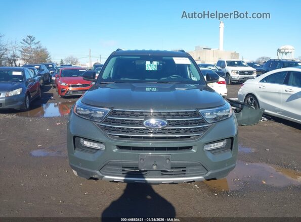 1FMSK8DH3RGA57262 2024 FORD FORD EXPLORER Green Սարքավորումների վահանակի տեսք