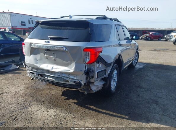 1FMSK8DH4LGC76027 2020 FORD FORD EXPLORER Silver Tył prawy