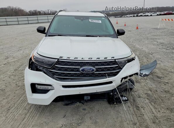 1FMSK8DH4MGA49471 2021 FORD FORD EXPLORER White Front view