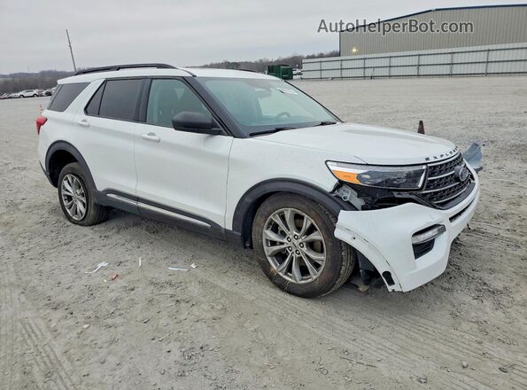 1FMSK8DH4MGA49471 2021 FORD FORD EXPLORER White Front right