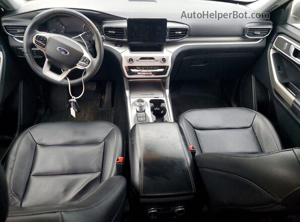 1FMSK8DH4MGA49471 2021 FORD FORD EXPLORER White Dashboard view