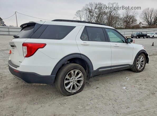 1FMSK8DH4MGA49471 2021 FORD FORD EXPLORER White Rear right