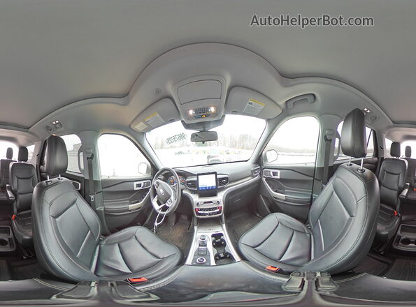 1FMSK8DH4MGA49471 2021 FORD FORD EXPLORER White 360 interior view