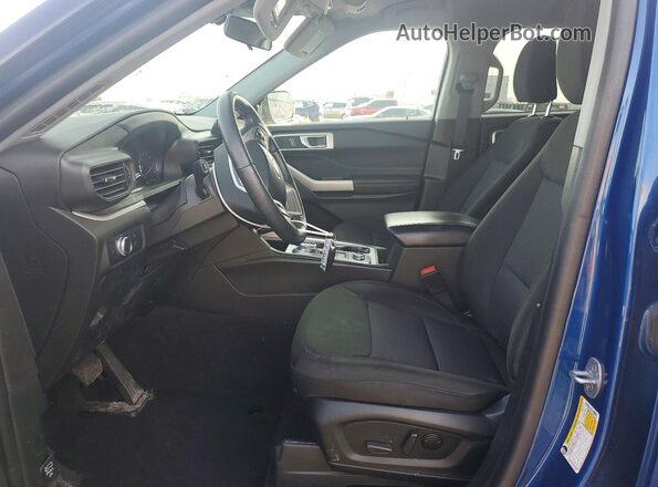 1FMSK8DH4NGC12346 2022 FORD FORD EXPLORER Blue Front interior view