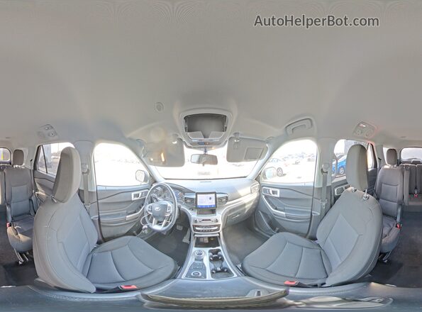 1FMSK8DH4NGC12346 2022 FORD FORD EXPLORER Blue 360 interior view