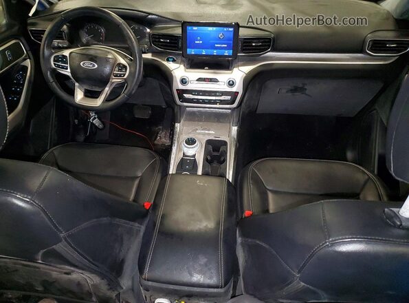 1FMSK8DH6NGA27716 2022 FORD FORD EXPLORER Blue Widok deski rozdzielczej