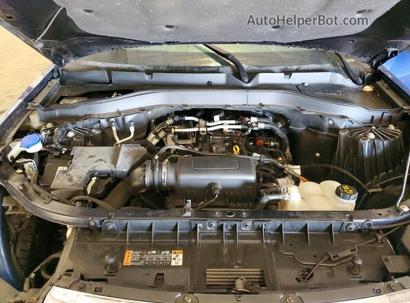 1FMSK8DH6NGA27716 2022 FORD FORD EXPLORER Blue Widok komory silnika