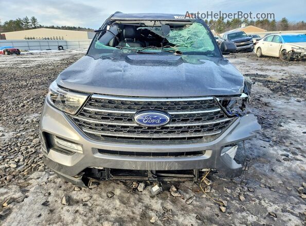 1FMSK8DH8MGA00712 2021 FORD FORD EXPLORER Серый Вид спереди
