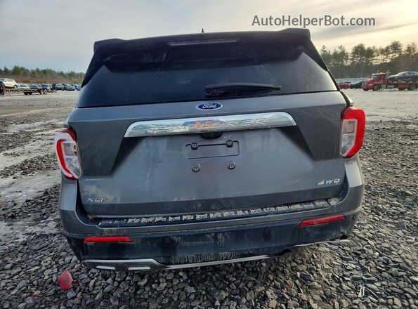 1FMSK8DH8MGA00712 2021 FORD FORD EXPLORER Серый Вид сзади