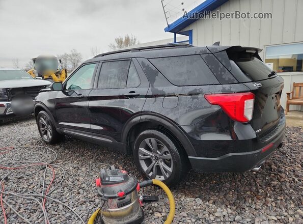 1FMSK8DH8MGA03738 2021 FORD FORD EXPLORER Black Հետևի ձախ
