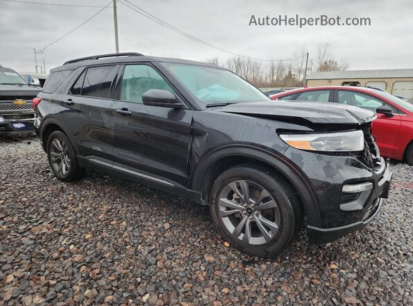 1FMSK8DH8MGA03738 2021 FORD FORD EXPLORER Black Առջևի աջ