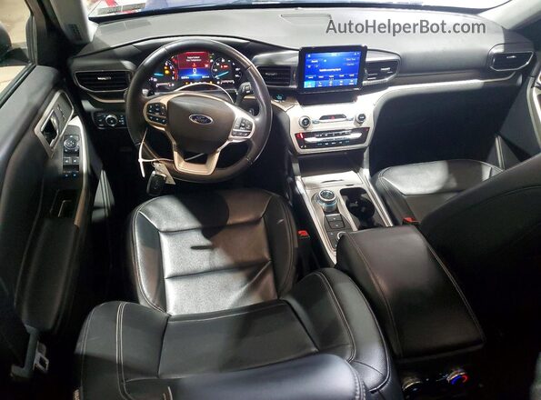 1FMSK8DH8MGA48551 2021 FORD FORD EXPLORER Blue წინა პანელის ხედი