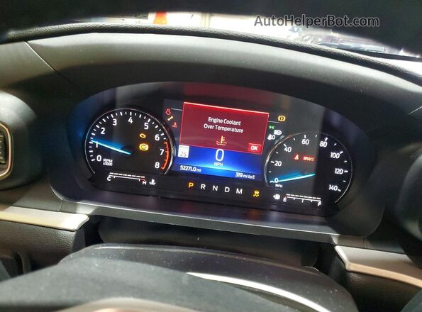 1FMSK8DH8MGA48551 2021 FORD FORD EXPLORER Blue ხელსაწყოთა პანელის ხედი