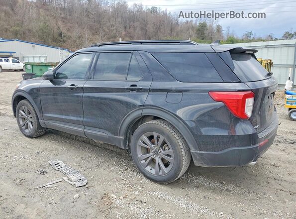 1FMSK8DH8MGA80576 2021 FORD FORD EXPLORER Black Հետևի ձախ
