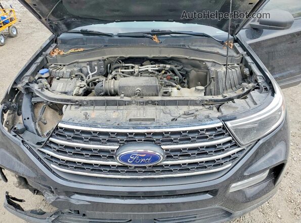 1FMSK8DH8MGA80576 2021 FORD FORD EXPLORER Black Շարժիչի բաժամունքի տեսք