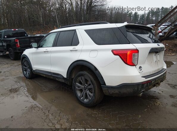 1FMSK8DH9MGA76259 2021 FORD FORD EXPLORER White Задня ліва чверть